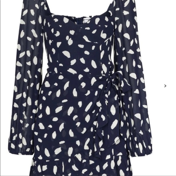 Reformation Cammi Dress in Splatter Print (Size 6) - Picture 2 of 6